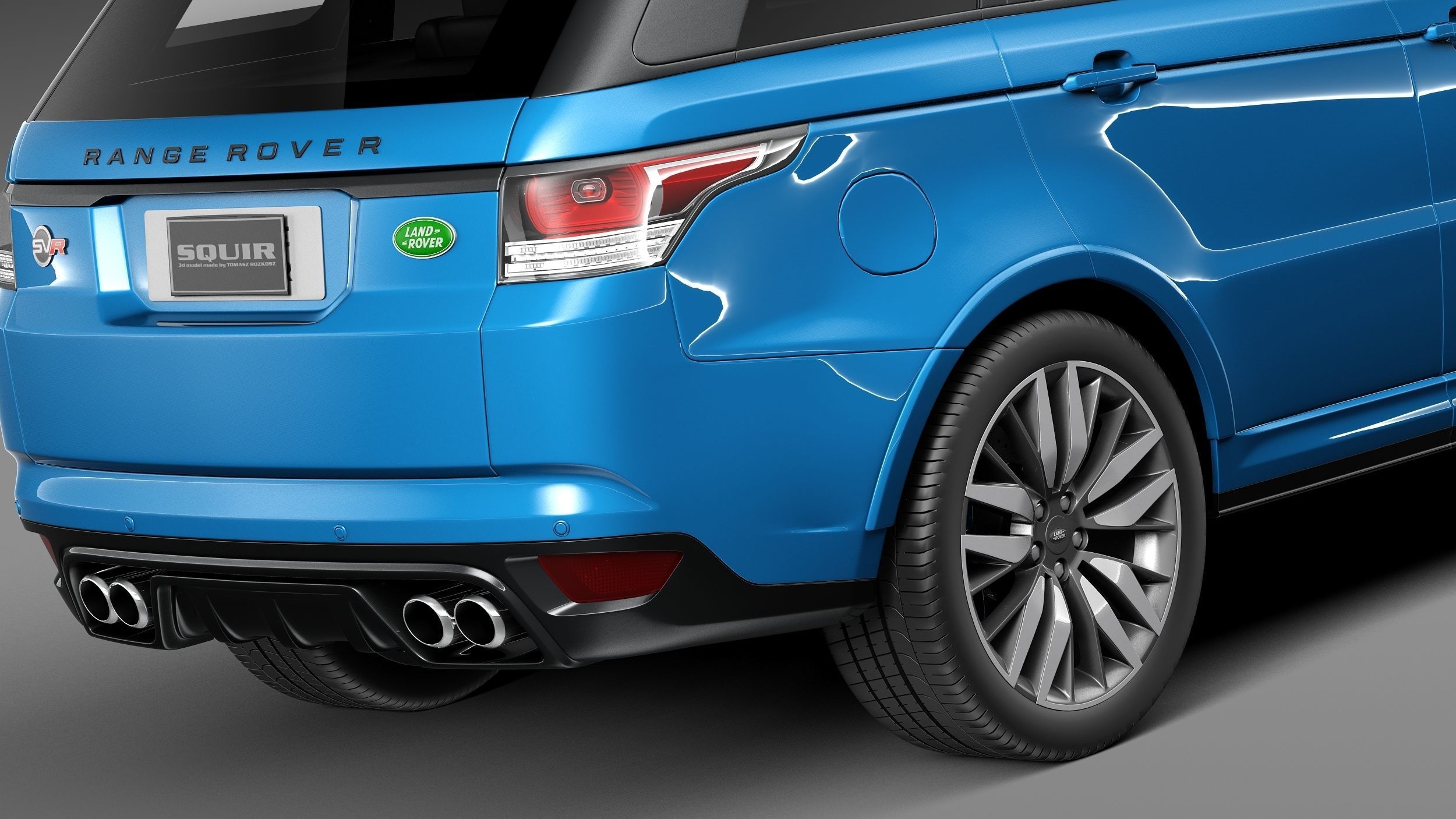 Land Rover Range Rover Sport SVR 2015 3D model_3