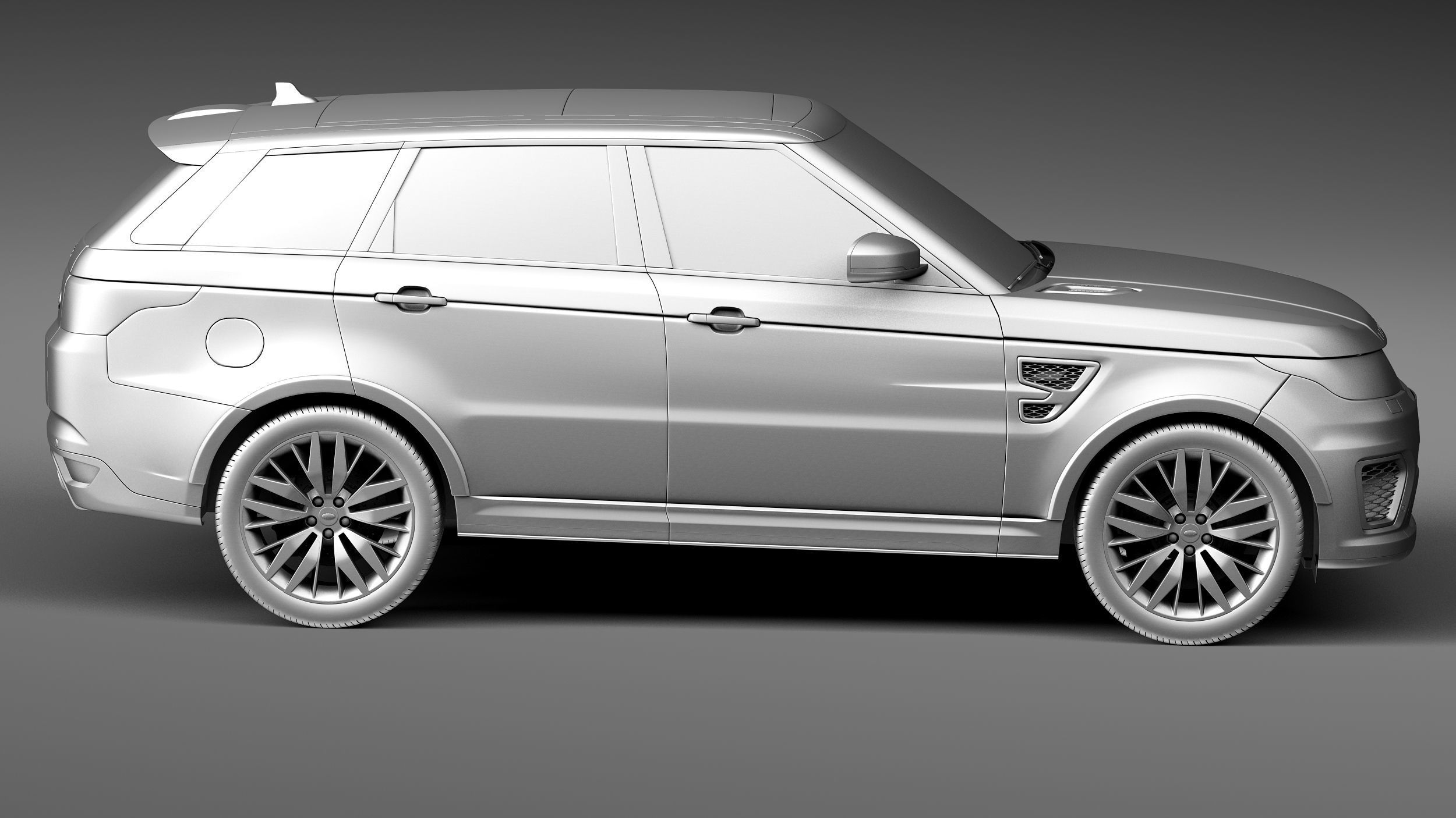 Land Rover Range Rover Sport SVR 2015 3D model_14