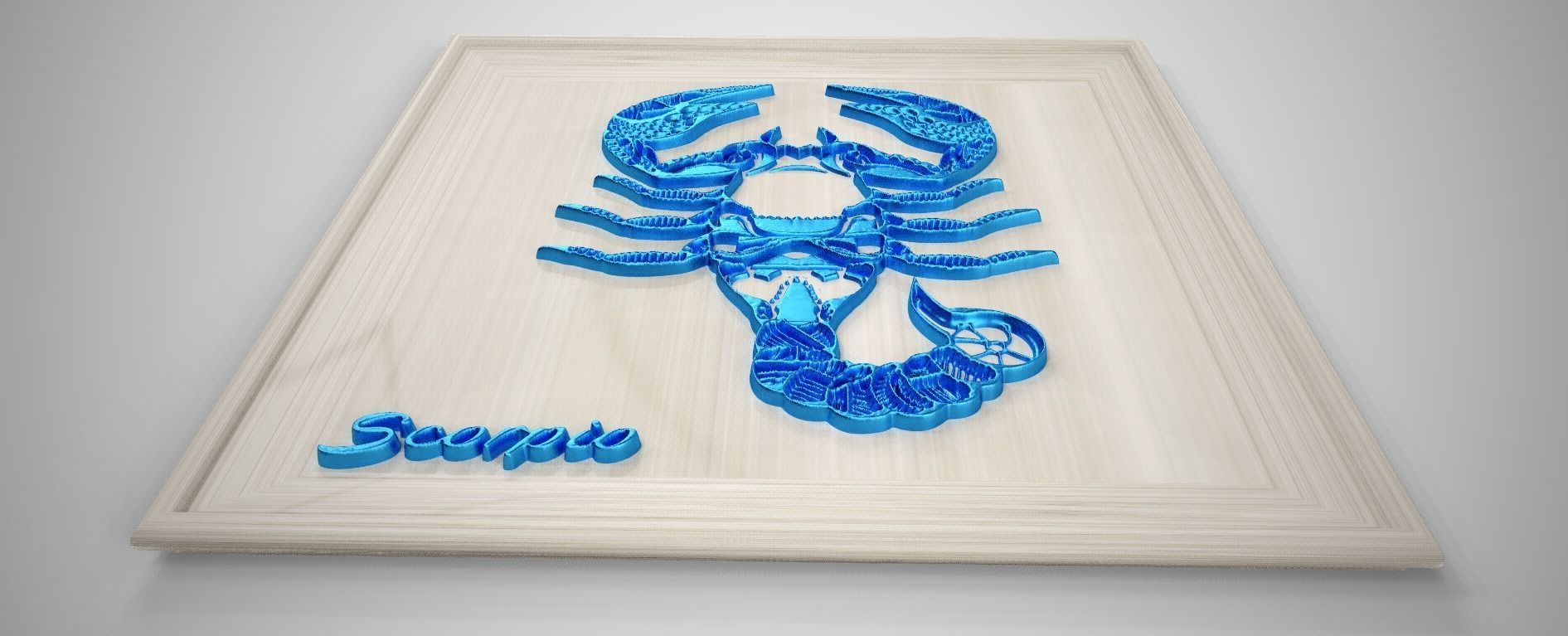 Scorpio Frame Low-poly 3D model_3