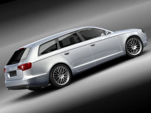 Audi A6 2006 Avant 3D model_1