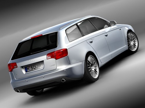 Audi A6 2006 Avant 3D model_2