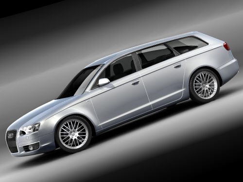 Audi A6 2006 Avant 3D model_3