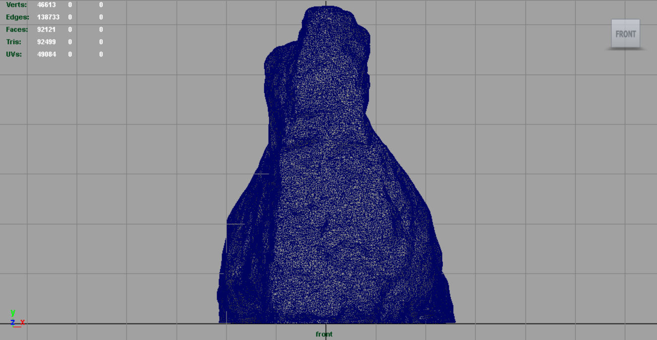 MIGMATITE rock Low-poly 3D model_11