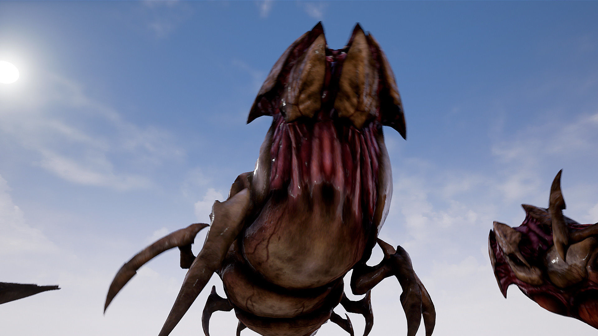 Worms insect Low-poly 3D model_8