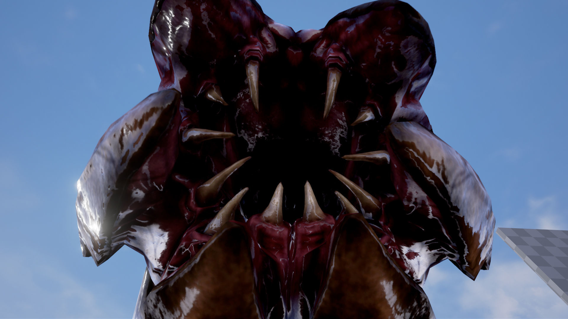 Worms insect Low-poly 3D model_3