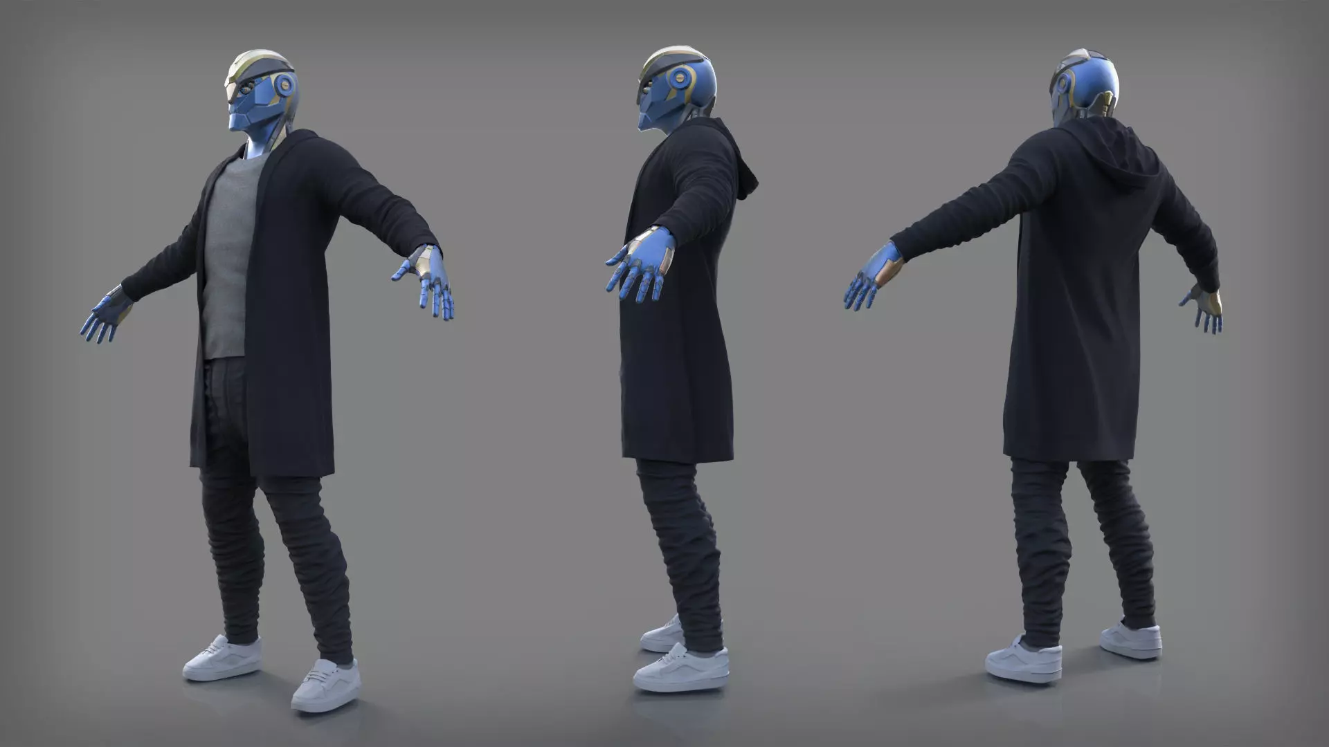 Mech character 3D model_0