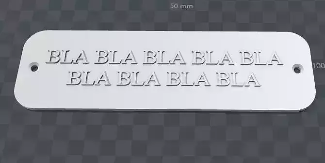 Plate- Women bathroom 3D print model