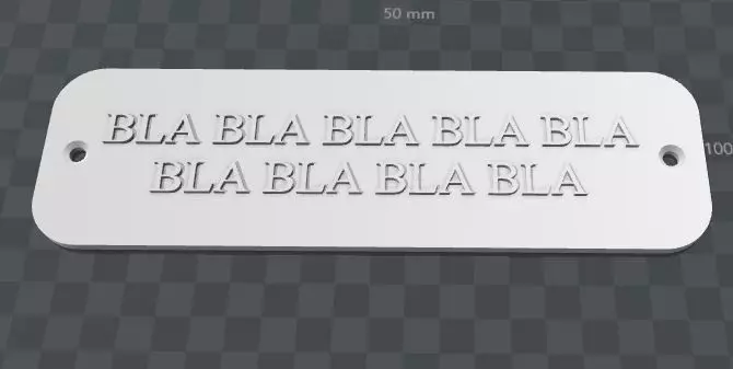 Plate- Women bathroom 3D print model_0