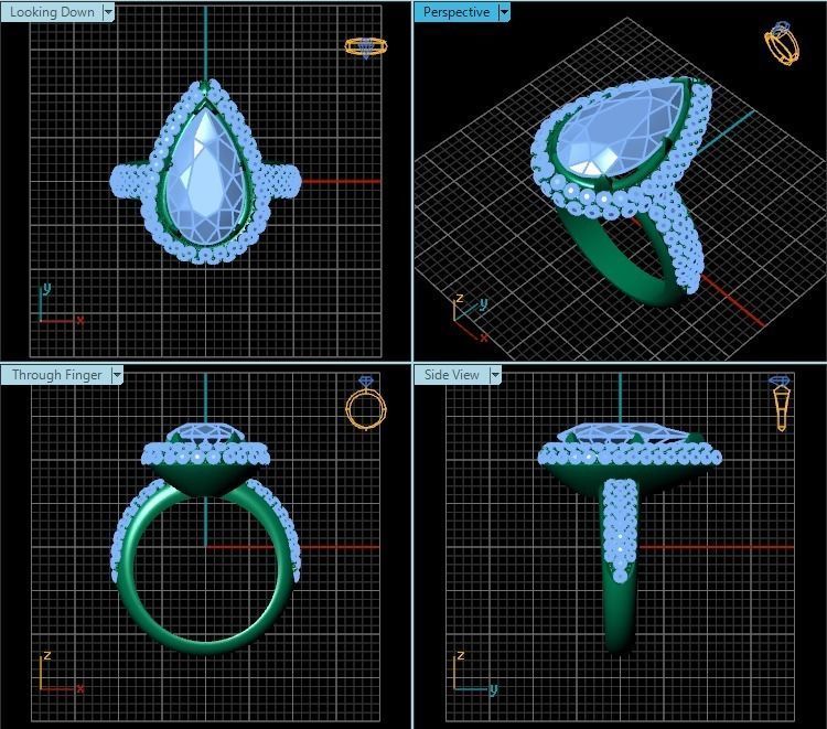 Ring R0509 3D print model_2