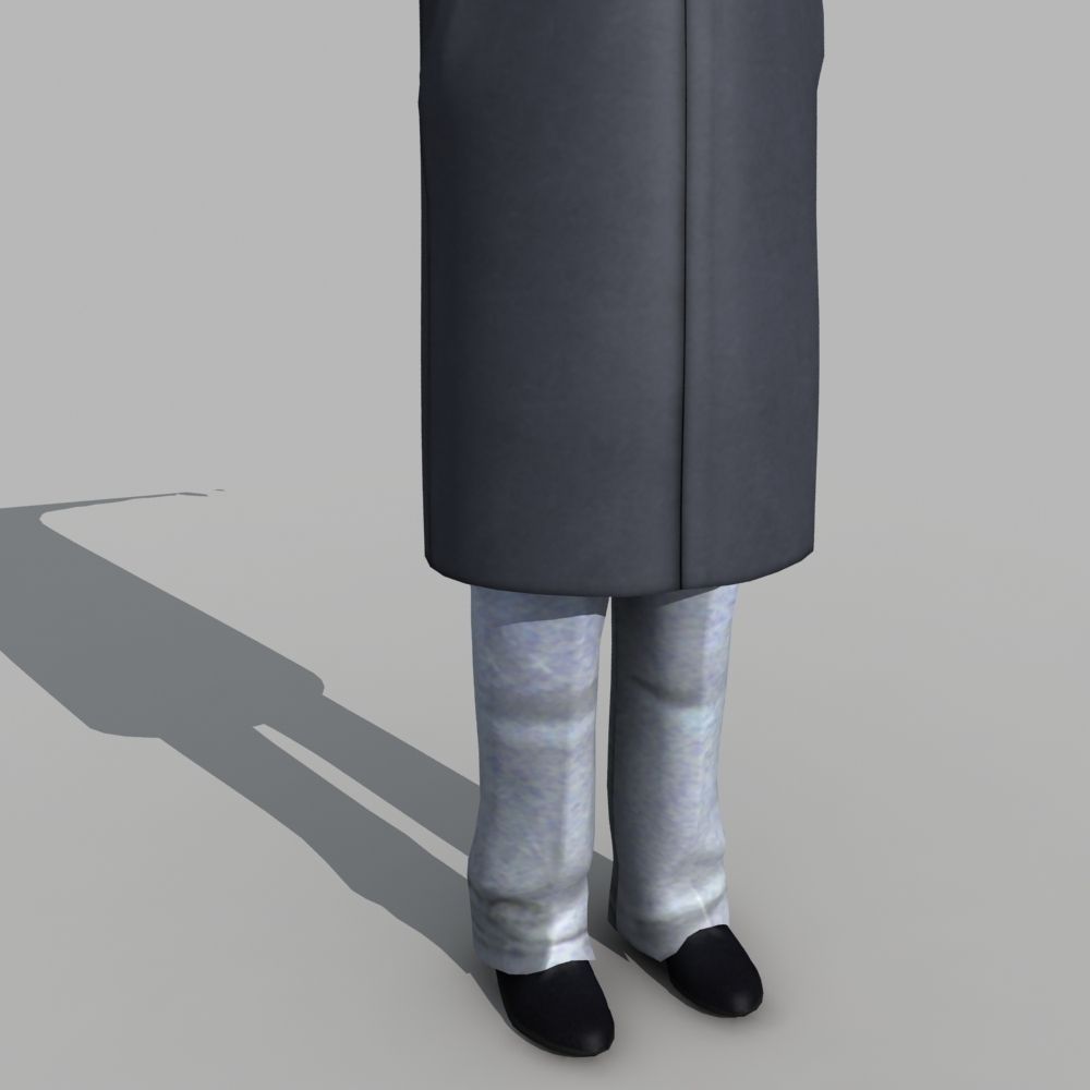 Asian Man 01 3D model_3