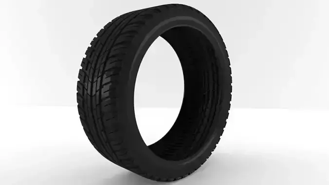 Car tire 3D model