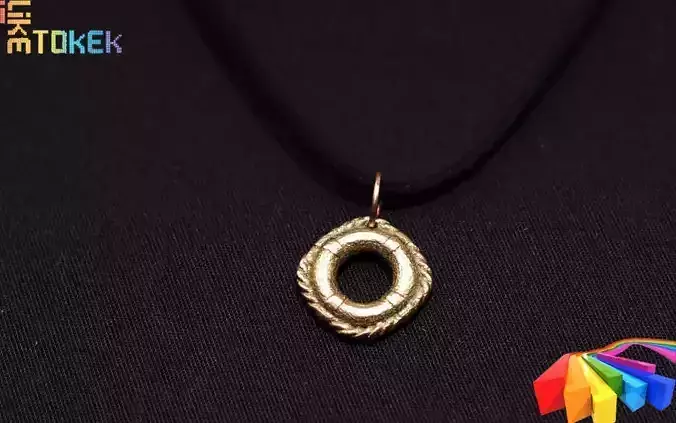 LifeBuoy pendant 3D print model