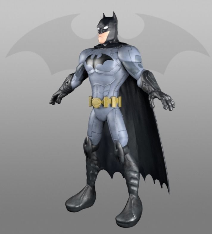 DC Super-hero Batman Cartoon 3D model_1