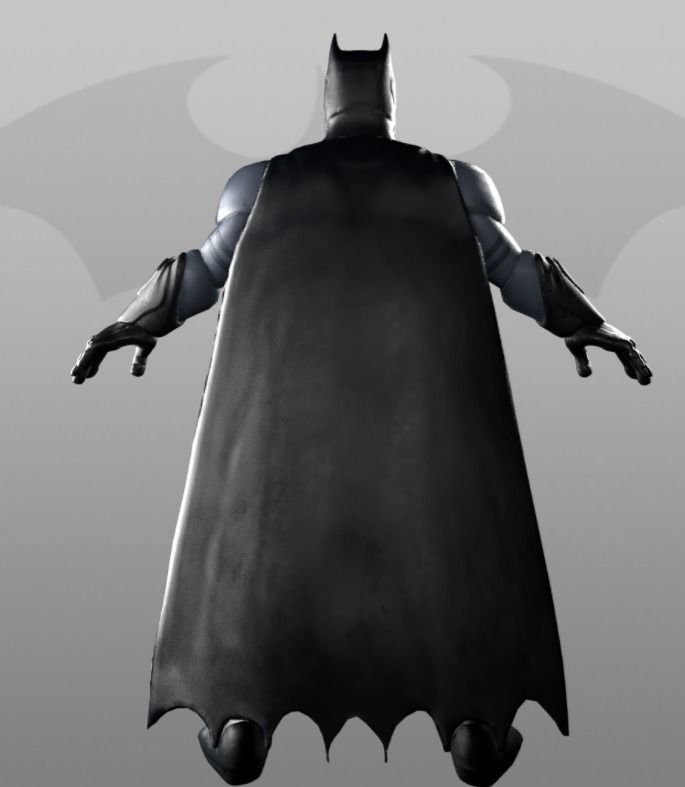 DC Super-hero Batman Cartoon 3D model_2