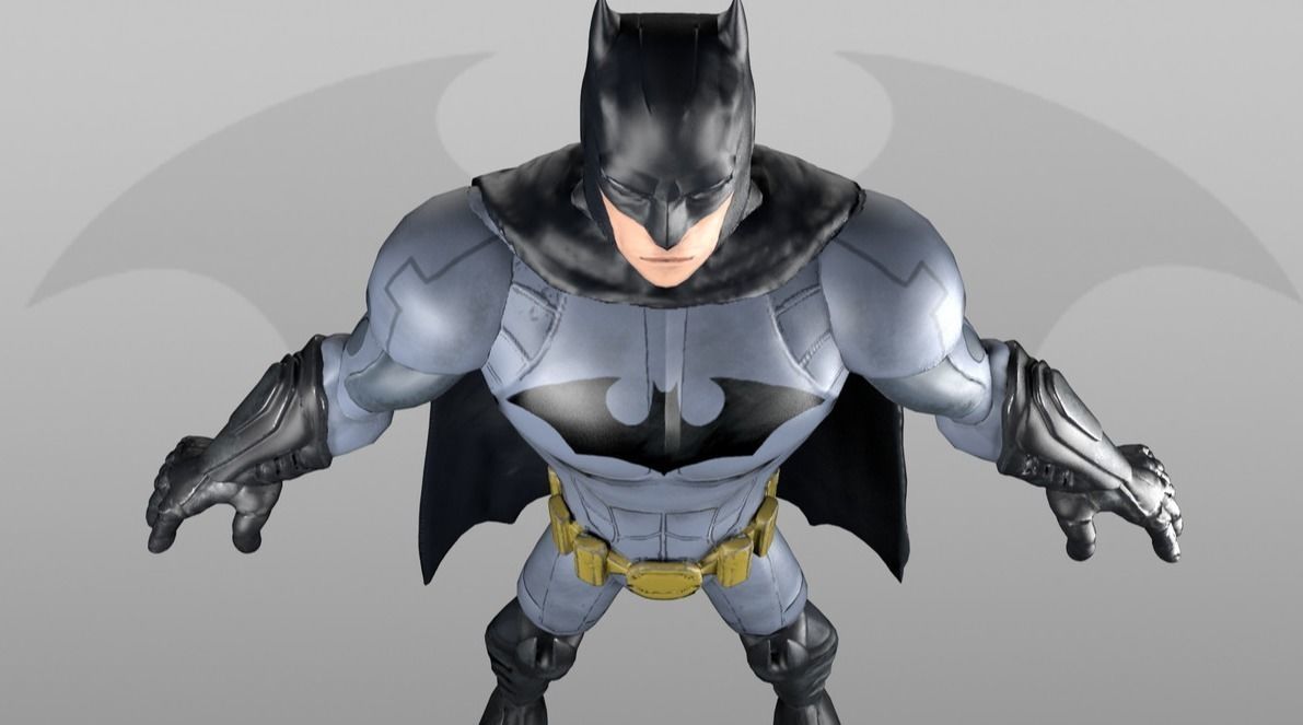 DC Super-hero Batman Cartoon 3D model_3