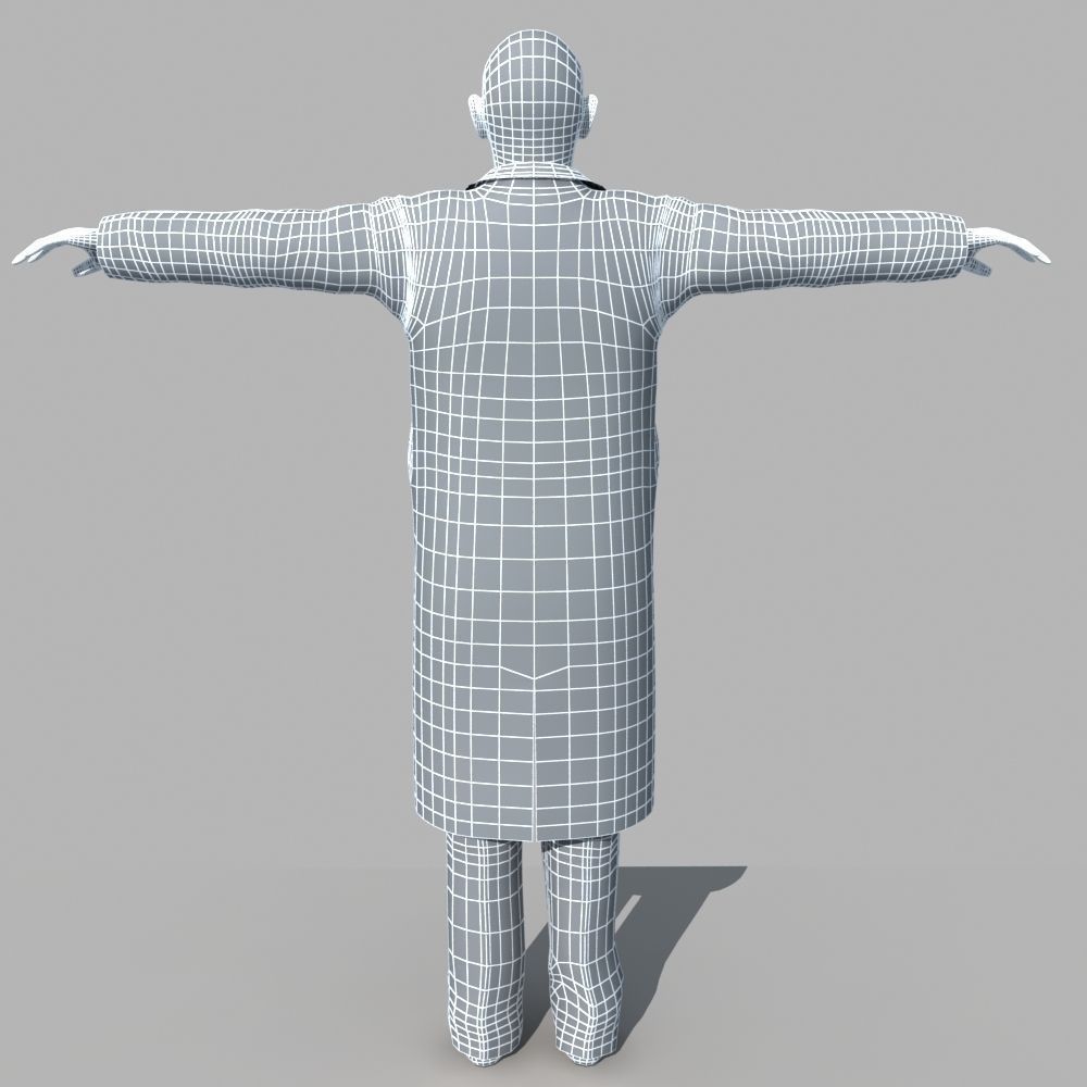 Asian Man 02 3D model_12