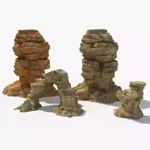 Desert Rock 3D model
