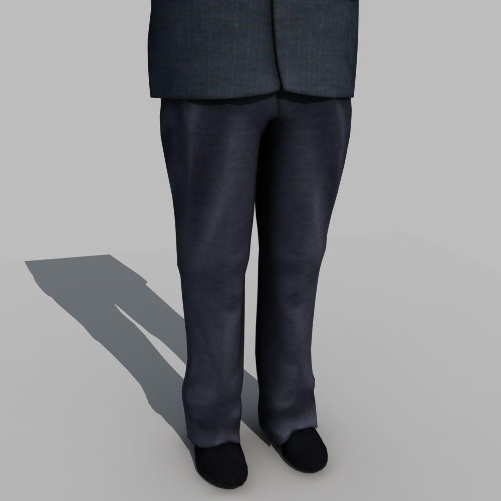 Asian Man 04 3D model_5