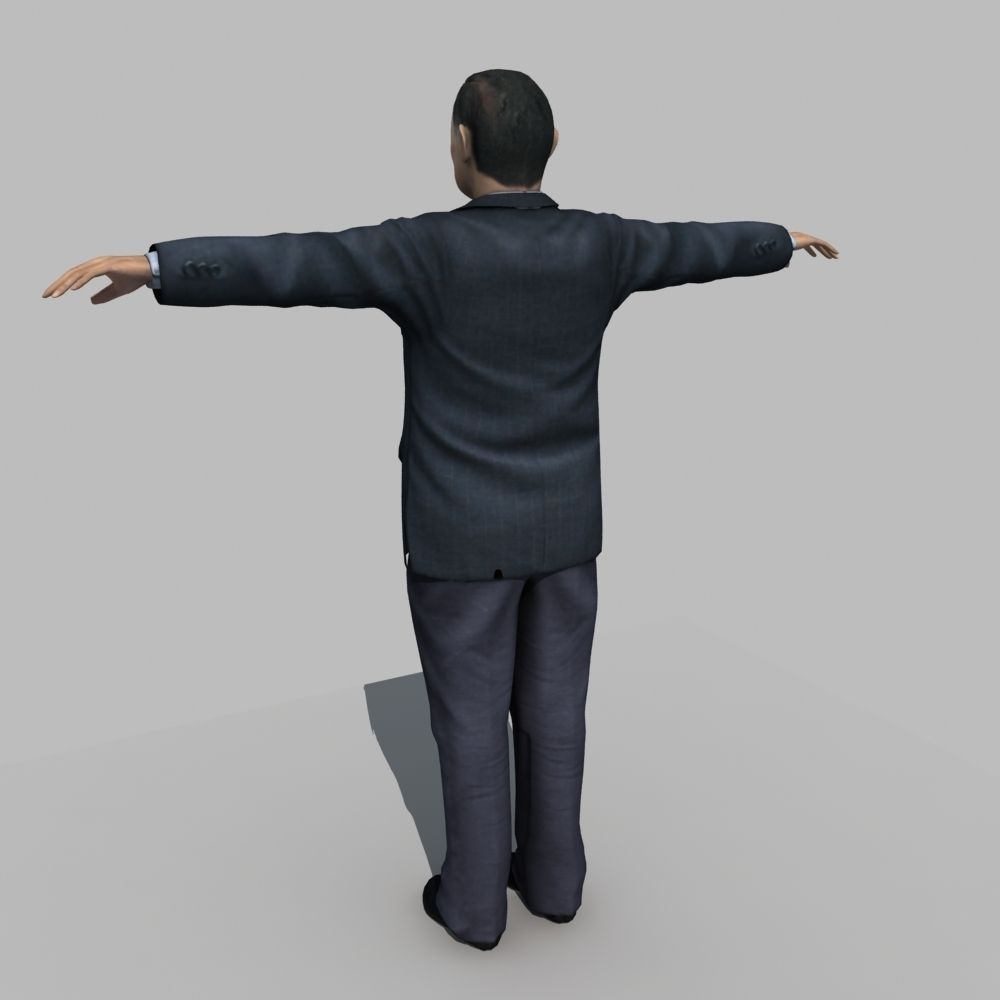 Asian Man 04 3D model_3
