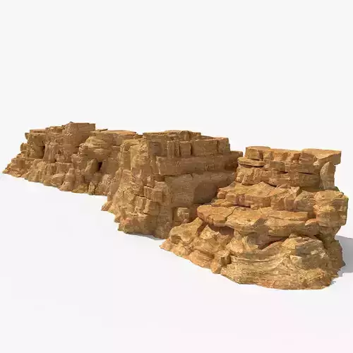 Desert Rock 3D model