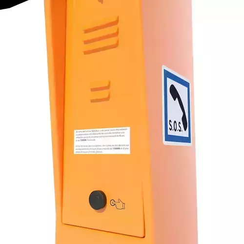  French emergency call post 