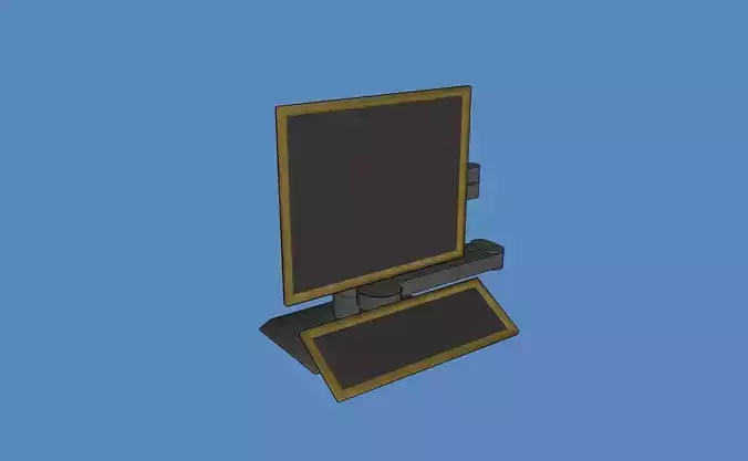  Desk Interface System Free 3D model