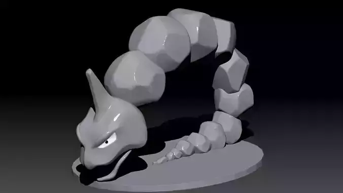 Onix Pokemon 3D print model