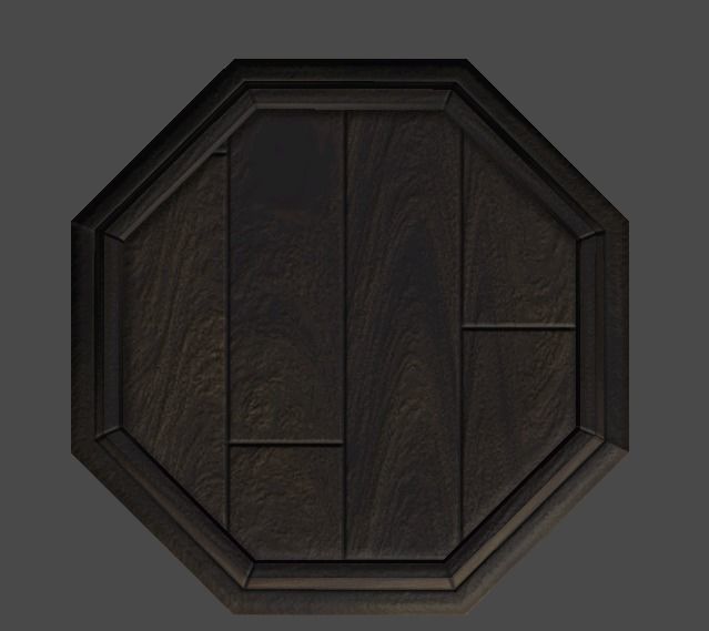 Figure Stand1 Low-poly 3D model_4