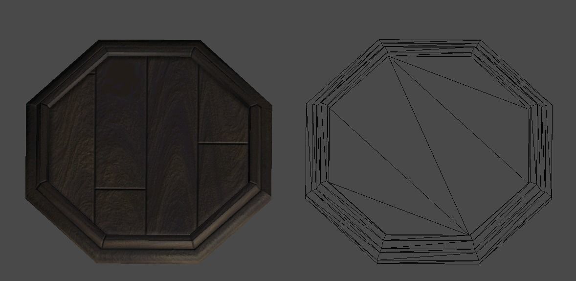 Figure Stand1 Low-poly 3D model_8