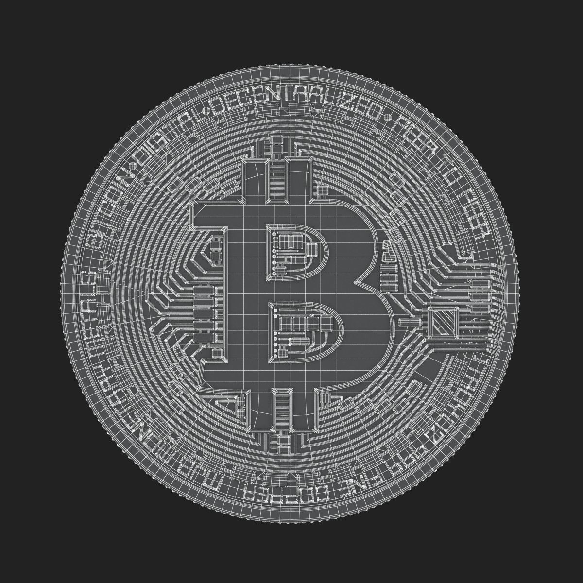 Bitcoin 3D model_8