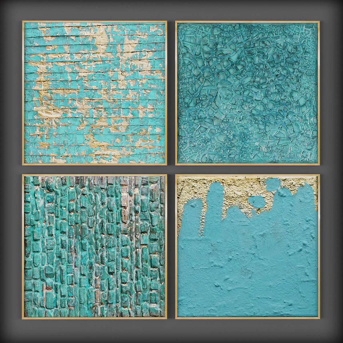 Picture Frames Low-poly 3D model_1