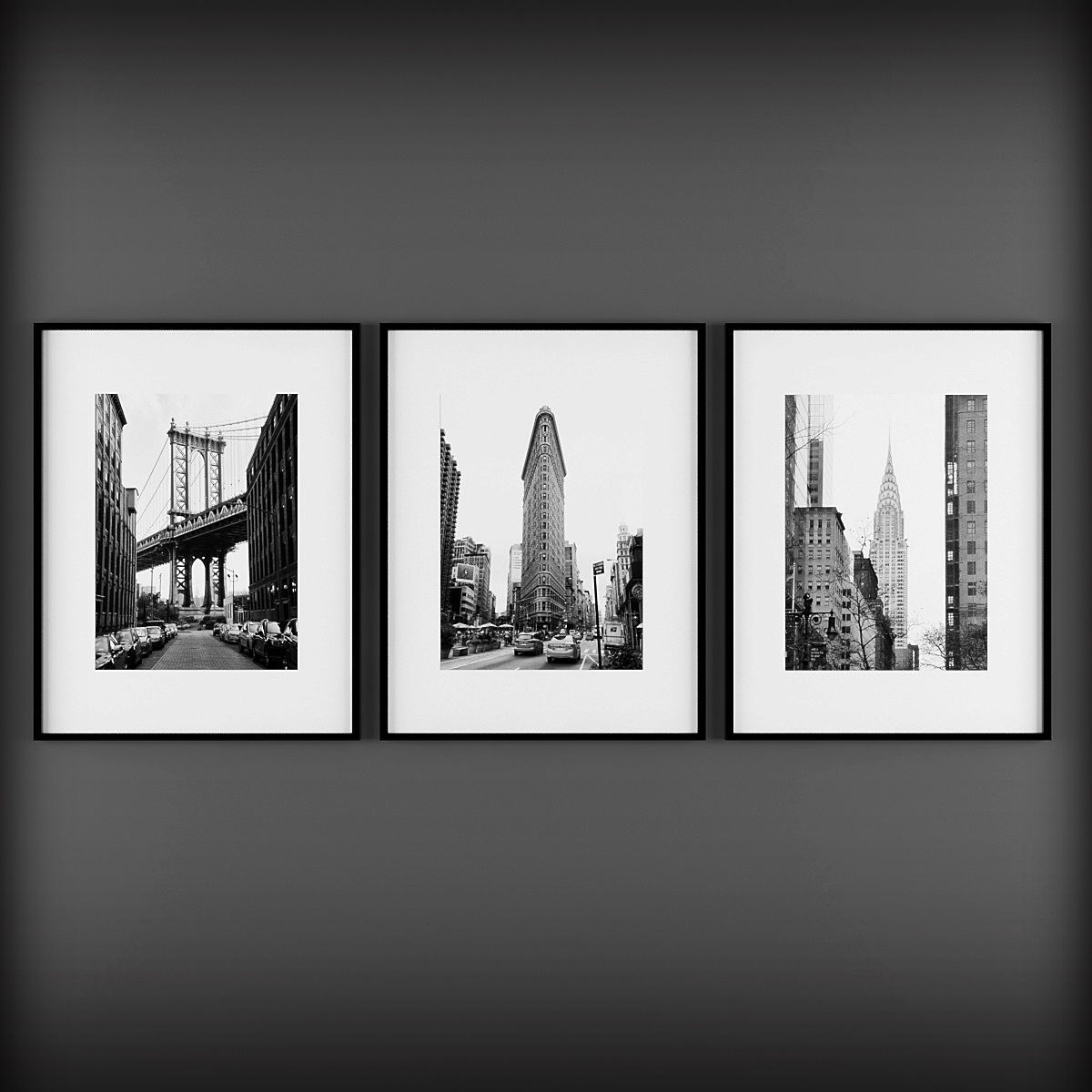 Picture Frames Low-poly 3D model_1