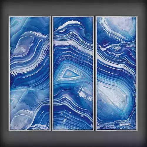 Picture Frames Low-poly 3D model