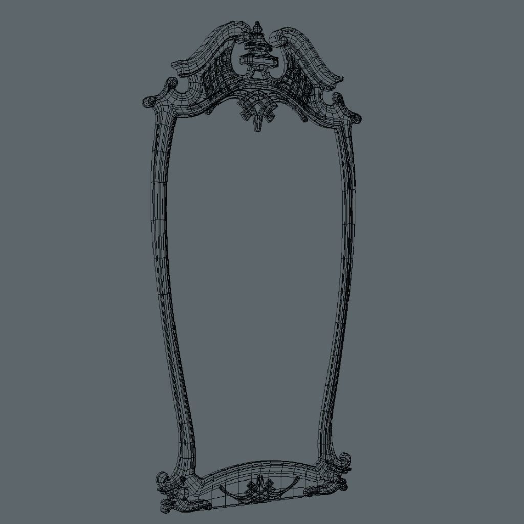 Frame for mirror 8 3D model_4