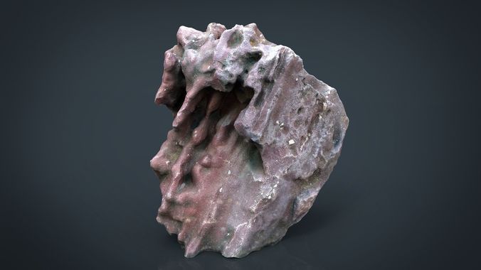 Sandstone Ferruginosa Low-poly 3D model