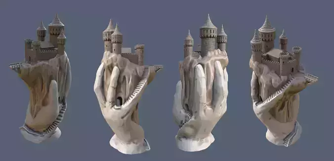Abode of the Hand Free 3D print model
