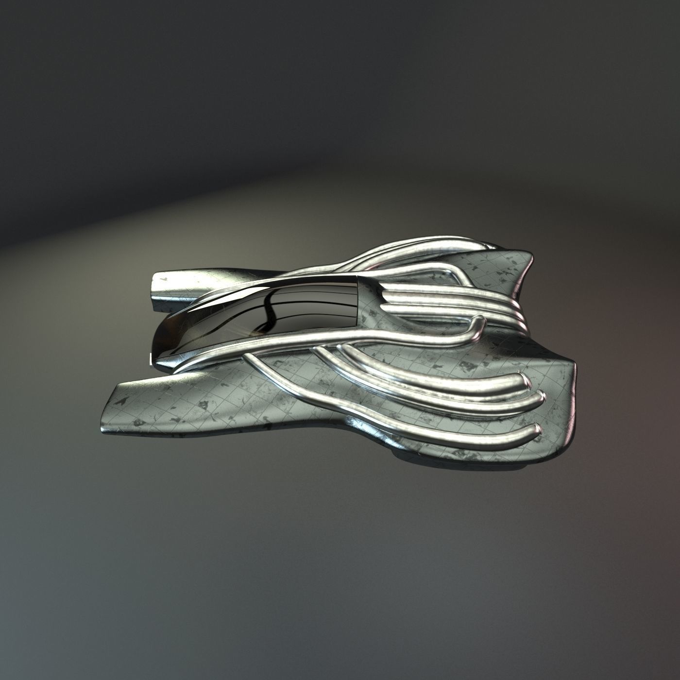Hover car Tro 3D model_2