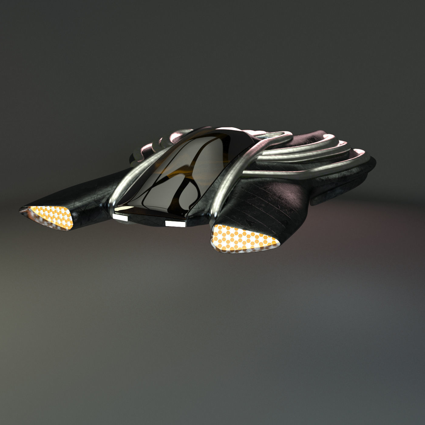 Hover car Tro 3D model_8