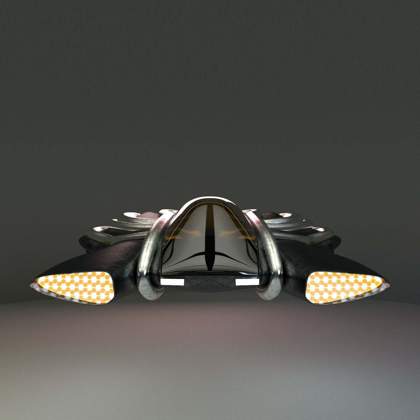 Hover car Tro 3D model_10