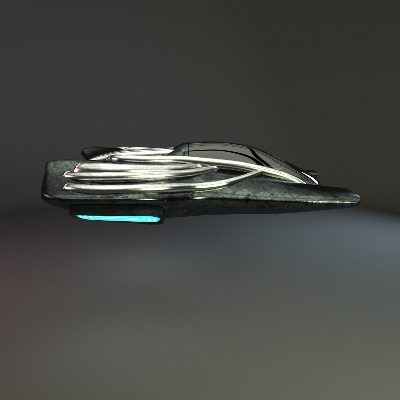 Hover car Tro 3D model_11