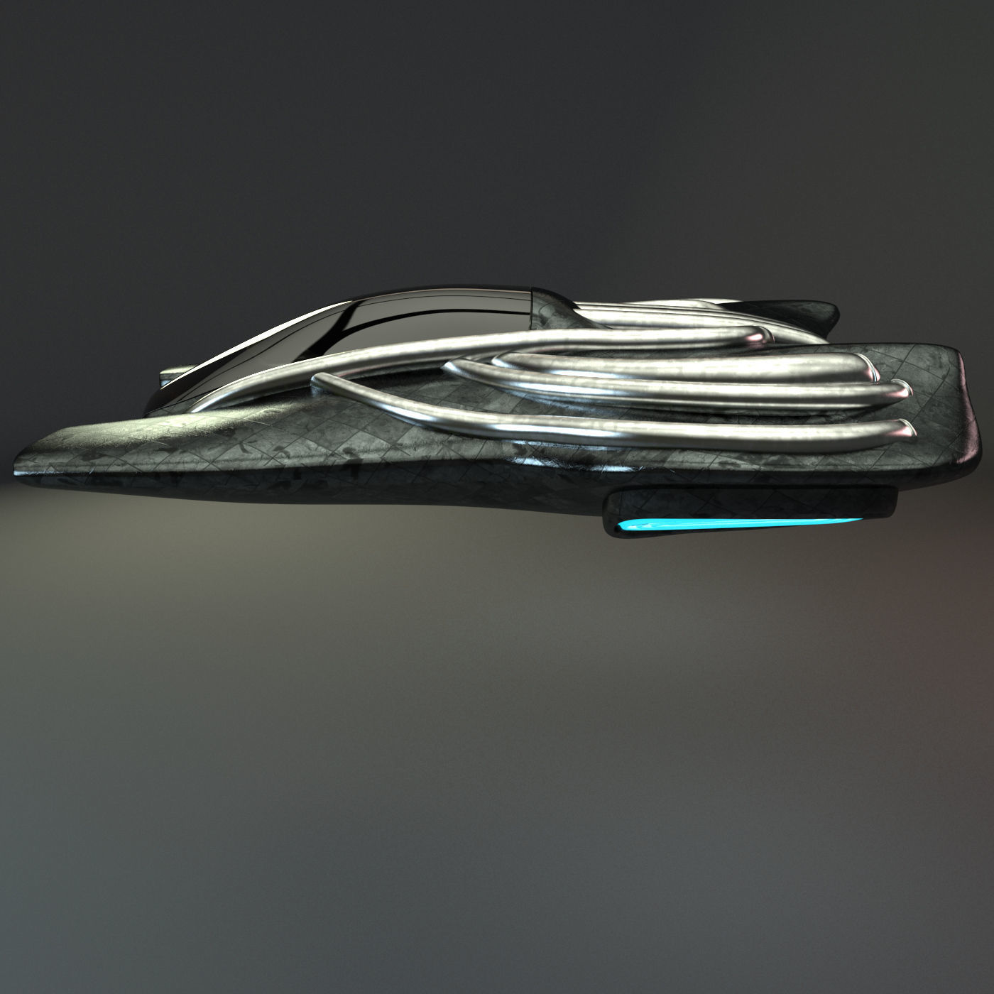Hover car Tro 3D model_24