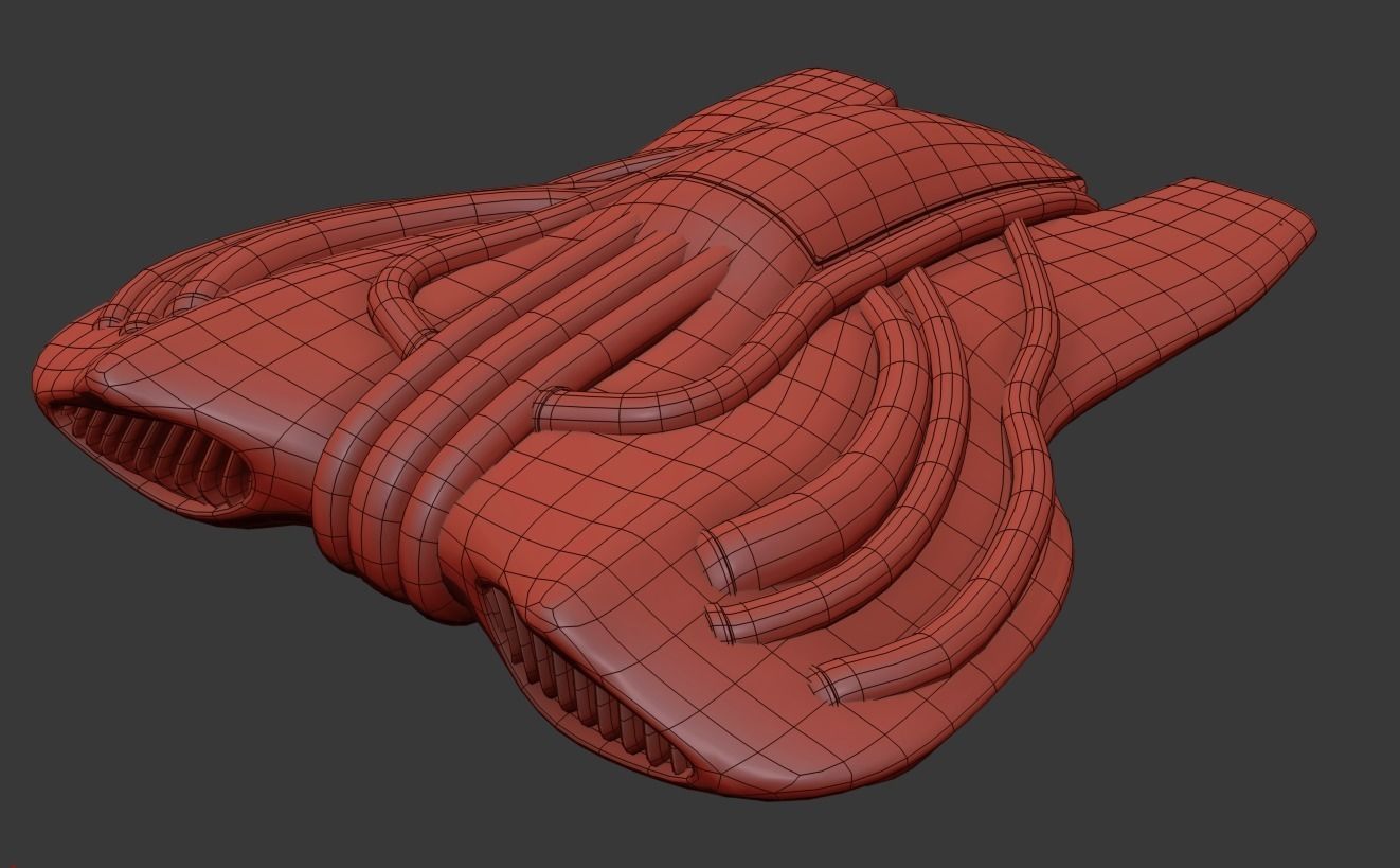 Hover car Tro 3D model_28