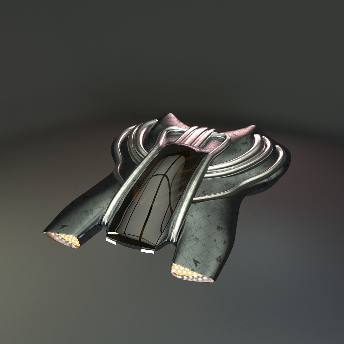Hover car Tro 3D model_1
