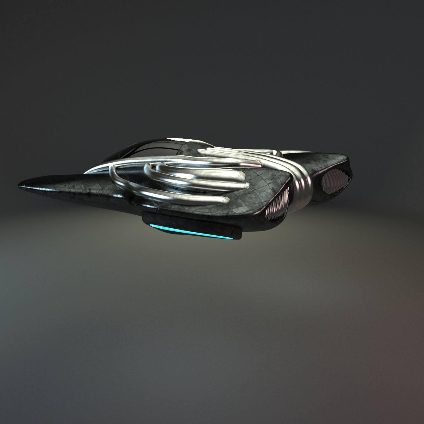 Hover car Tro 3D model_25