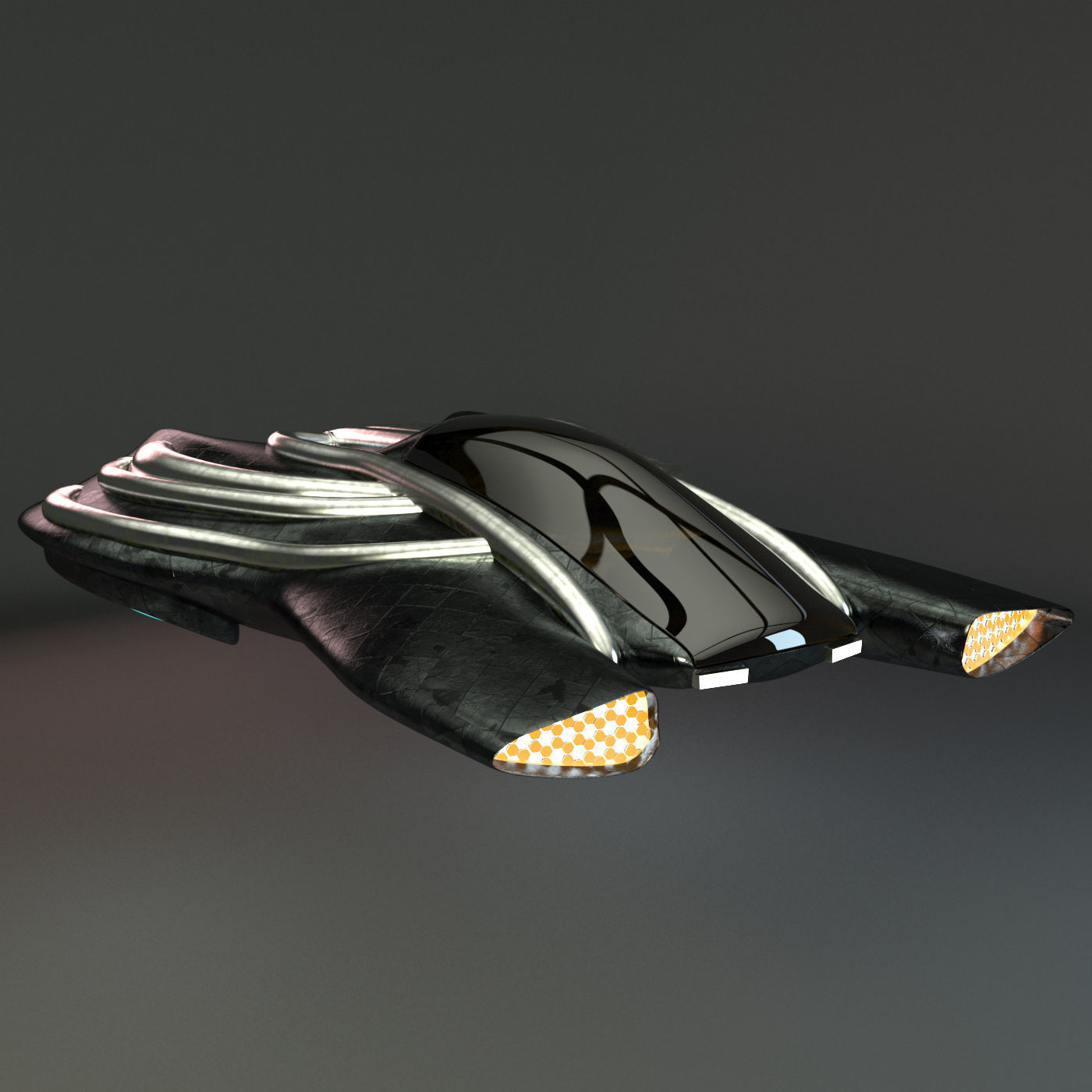 Hover car Tro 3D model_7
