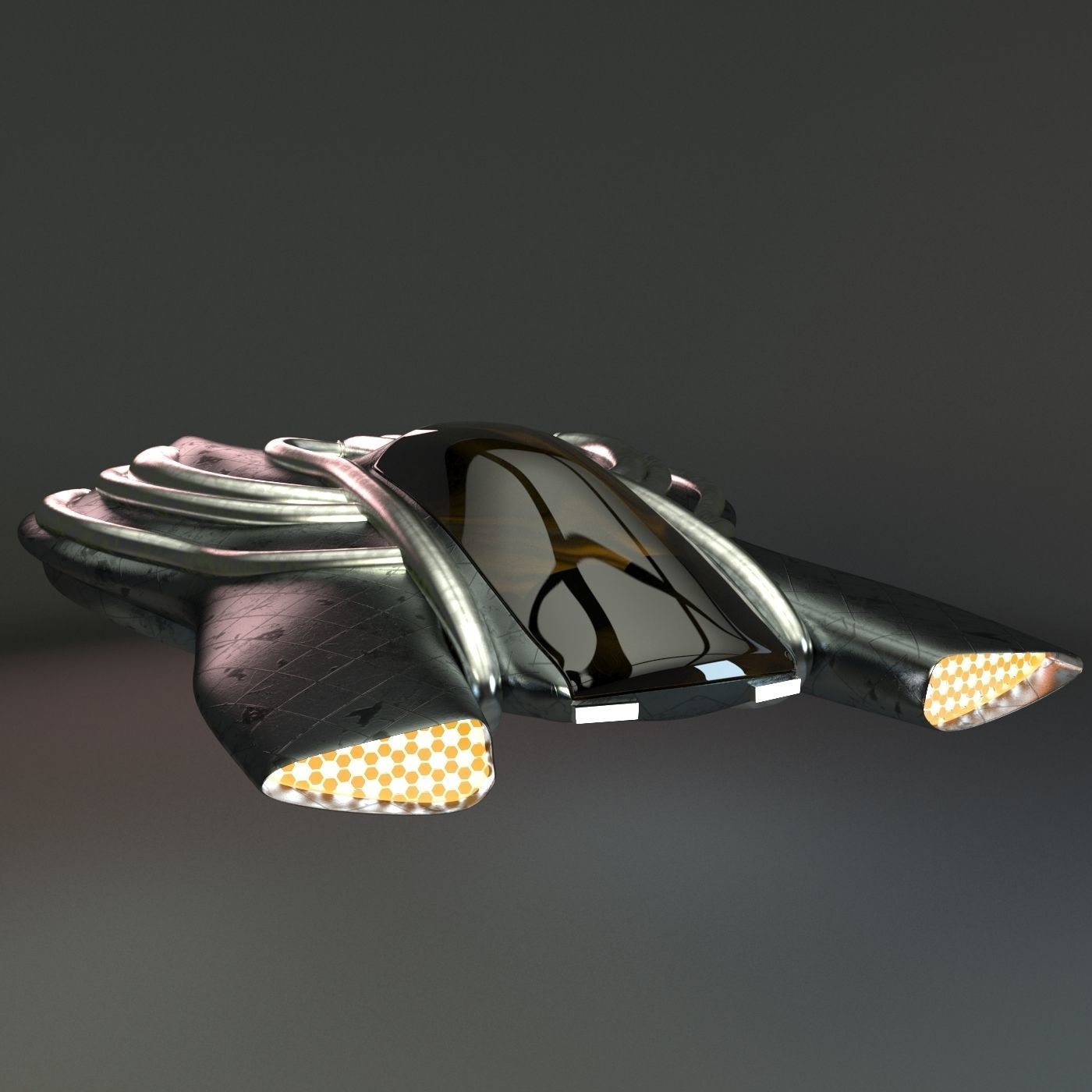 Hover car Tro 3D model_6