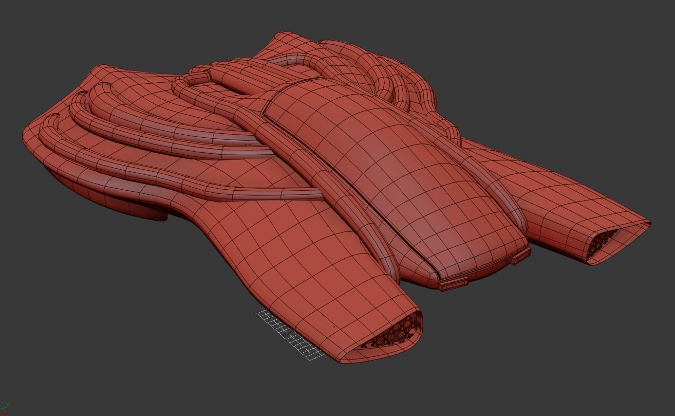 Hover car Tro 3D model_27