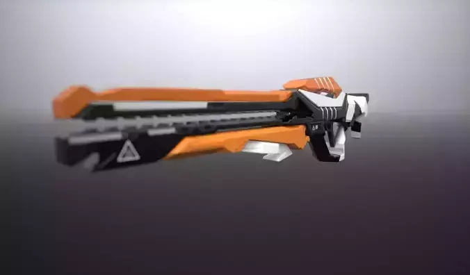 The Gun FREE Free low-poly 3D model
