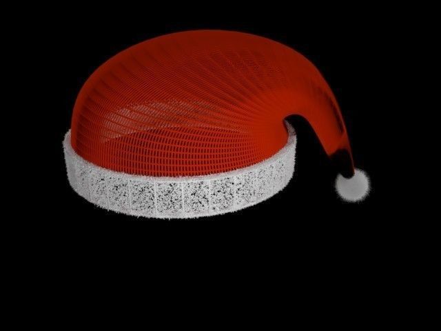 Christmas hat 3D model_6