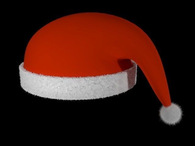 Christmas hat 3D model_0